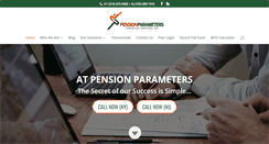 Desktop Screenshot of pensionparameters.com